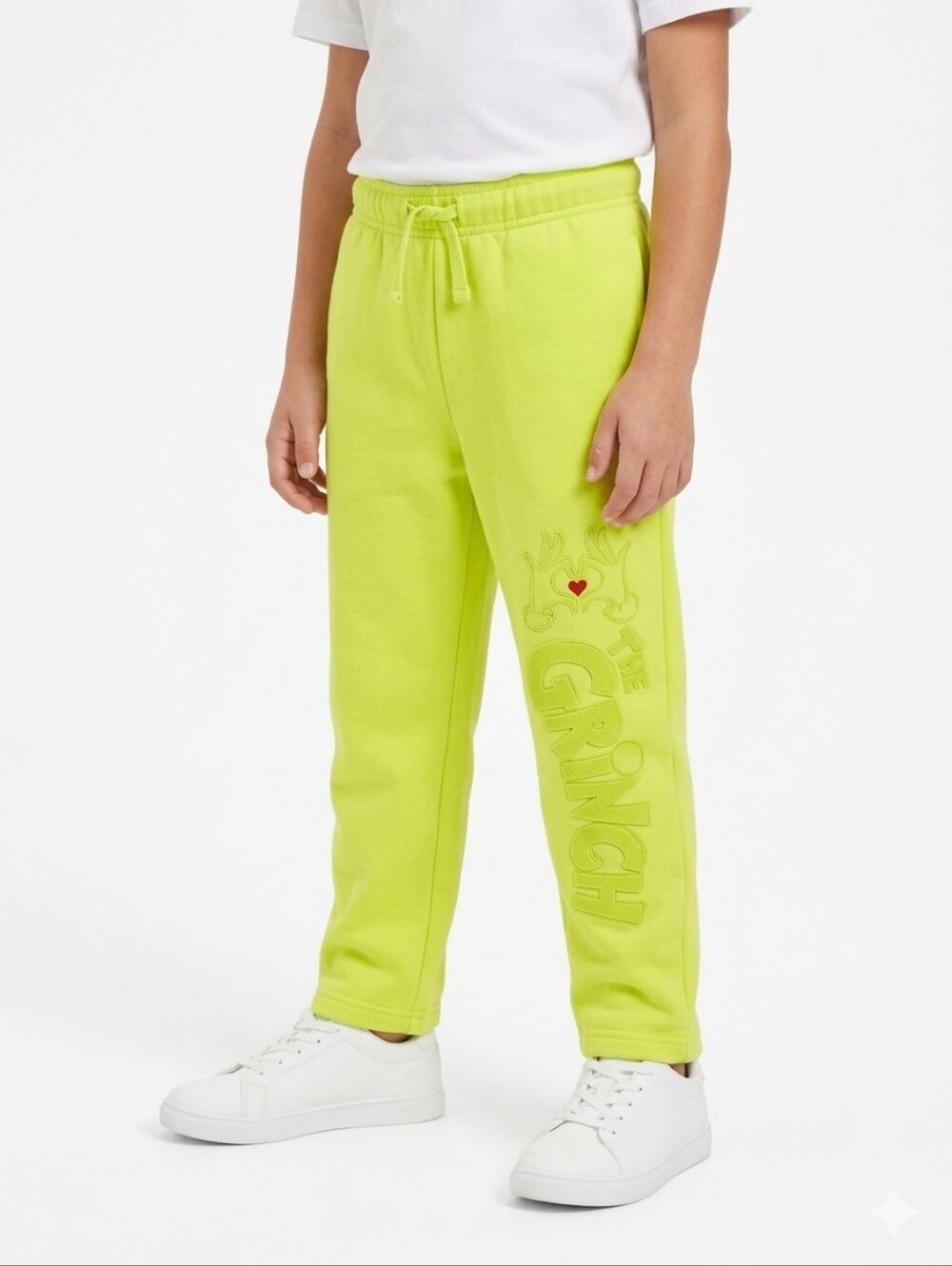 "The Grinch" Neon Green Sweatpants Kid's Size S (6-6X) NWT